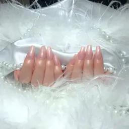 【HANDオフ無し】チップ長さだし10本+ワンカラーorラメグラデーション