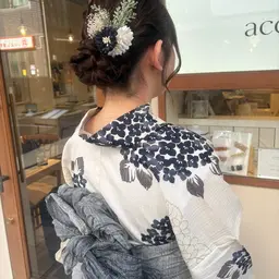 浴衣着付け+ヘアセット‪𓂃 𓈒𓏸◌☆