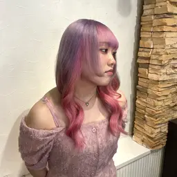 🎱リタッチ・デザインでも🙆🏻♀️ケアブリーチでダメージ軽減❕ダブルカラー🎱