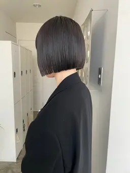 bob cut ＋ Aujua 選べる treatment🧴