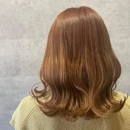 明るめカラーもお任ください🧡白髪ぼかしカラー＆トリートメント※br込み