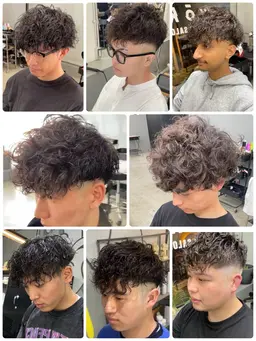 メンズカット＋イルミナカラー（ブリーチなし）