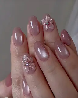 マグネット+花3Dアート2本¥6200 【本店ソフトジェルオフ無料他店¥500】