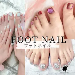 【オフなし】フット👣ワンカラー➕️親指アート2本⭐️