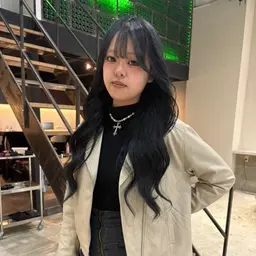 【予約数No.1】落ちる黒染め＋カット＋ケアトリートメント