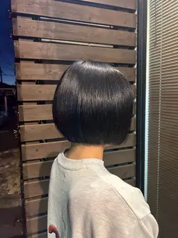 【人気No.2】扱いやすいボブカット+指通りさらさらトリートメント(3STEP)🧚‍♀️