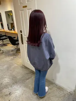 🍪ブリーチなしダブルカラー🍪ライトナーカラー+シルキーカラー