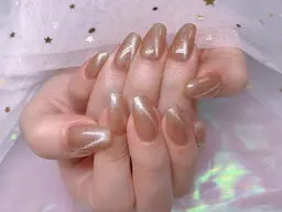 SNS人気❤️フラッシュネイル❤️マグネット❤️ワンカラー《自爪/オフ別料金》