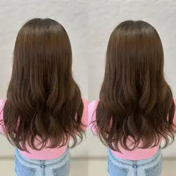 シャンプー+トリートメント+ブロー+アイロン、コテヘアセット