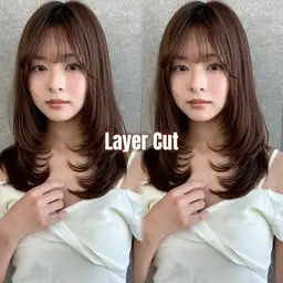 当日予約⭕️🎀《レイヤーカット➕トリートメント》🎀