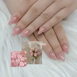 ワンカラー or ラメグラ🖤 【韓国人ネイリスト】