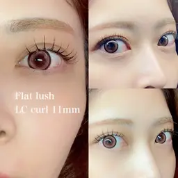 【Lカール🍒フラットラッシュ80本】人気のバービーラッシュ💞L/LC/LDカール🐰