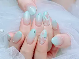 【初回オフ無料/厚み出し込☆】🟣カラーグラデーション/