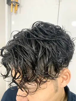 【メンズ限定】カット+パーマ+1stepトリートメント