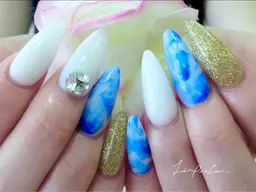 【オフ込み】スカルプ長さだし10本×持ち込みアート