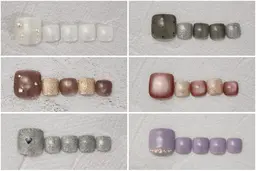 4月7日【フットシンプル6種類から選べる】ソフトジェルオフ込練習モデル