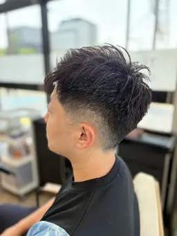 メンズカット＋パーマ