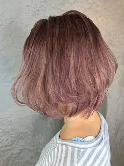 ✨限定メニュー✨️ 💗✂︎カット+デザインカラー+トリートメント✂︎💗(ブリーチを使ったカラーです❤️)