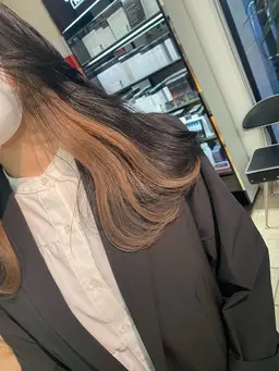 🤍2回目以降🤍【イヤリングブリーチ+ケアカラー+トリートメント】