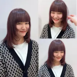 ️🩵ブリーチ無しダブルカラー×うる艶トリートメント️🩵カット無し