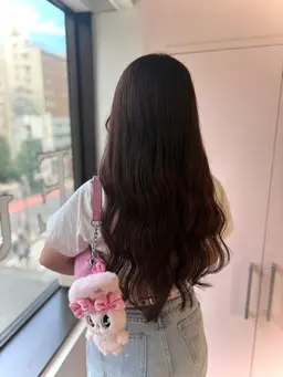 【🌃お出かけ前コテ巻き🎀】シャンプーブロー＋コテ巻き＋髪質再生インボーントリートメント🧴🫧