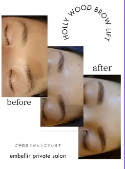 HBL/ハリウッドブロウリフト 眉毛矯正パーマ、wax脱毛