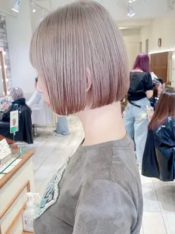 ❤️透明感❤️ ケアブリーチ+透明感カラー+aujua4stepトリートメント（ロング料金無し）