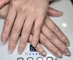 [ハンドオフ］ツヤネイル・トップコート付き♥甘皮ケア付き♥健康な自爪を守る