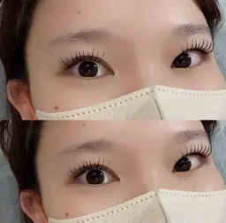 ブラックコーティングで束感仕上げ✨フラットラッシュ120本(オフ込み)