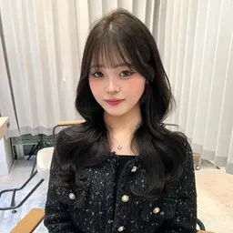 韓国ヘア/カラー＋カット＋髪質改善トリートメント＋marbb ￥9900