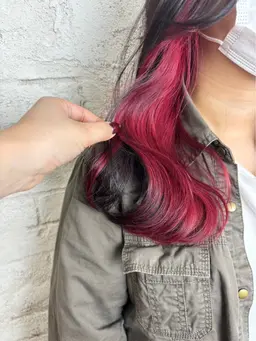 💖💕ポイントで可愛いインナーカラーorイヤリングカラー💕💖