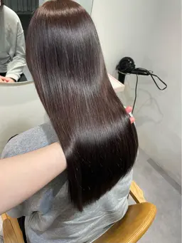 🍒1月限定🍒ワンカラー＋11step最高級トリートメント＋ゆるふわ巻きorサラサラ仕上げ¥8800