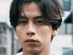 メンズカット+ニュアンスパーマ