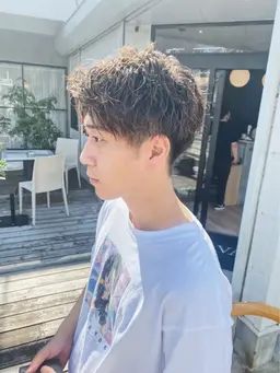 ✨メンズ限定✨　カット+カラー+炭酸ヘッドスパ