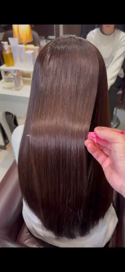 髪質改善ストレート+ケアトリートメント