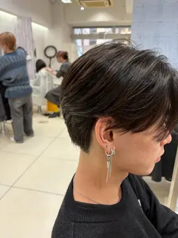 【💚初カラーにもおすすめ💚】メンズカット➕炭酸クレンジングで頭皮ケア＋透明感ワンカラー