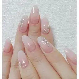 カラーグラデーション（ オフあり ）ストーン10粒無料