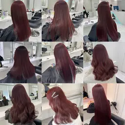 〖🎀暖色にしたい方向け🎀〗ブリーチなしダブルカラー➕髪質改善トリートメント➕コテ巻き🩰🫧