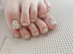 フット*オフなし*ワンカラーorグラデーション❁⃘フットバス付き❁⃘