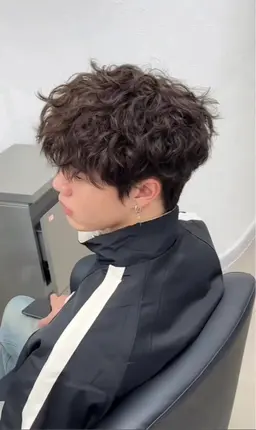 メンズカット💇とパーマ