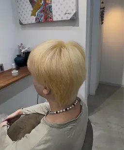 【メンズ限定‼️】🉐ブリーチのみ！(抜きっぱなし)＋Aujuaトリートメント🌷🫧