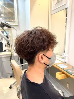 メンズカット+パーマ※支払い現金のみ🙇‍♂️