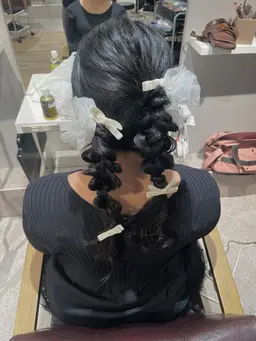 現役ヘアメイクが担当する🎶ヘアセット