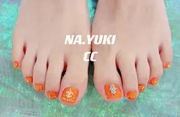 フットつけ放題(持ち込みデザイン)8280(デザイン6本まで) 【初回ジェルオフ無料ケア込み】