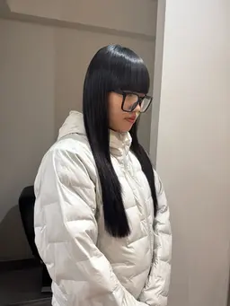 カット➕髪質改善ケアカラー➕1stepTR￥11500→