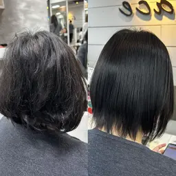 【美髪縮毛矯正+カット+トリートメント】