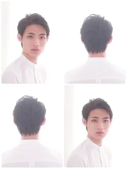 🕴メンズ✨ハチがふくらむ、髪が浮きやすい方オススメ✨カット&ボリュームダウンパーマ