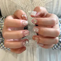 【パラジェルネイル/ワンカラー】🎀パーツ追加¥110​〜​✨