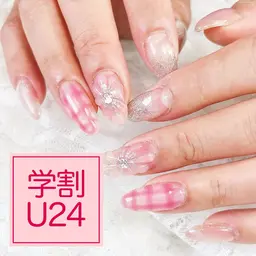 【学割U24】ハンドネイル/オフ無料★アートデザイン選び放題！4400円♪