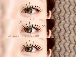 【  垢抜け②❤︎パリエク🥀 】パリジェンヌ＆バインドロック(60束¥9500)(80束¥10000)